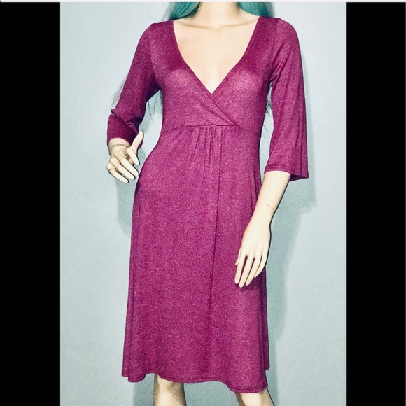 MICHEAL STARS • Fuchsia Crossbody Dress / (OSFM) - Picture 3 of 7